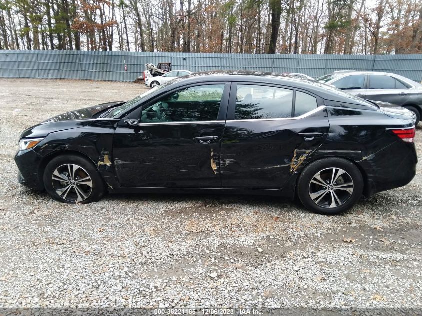 2022 Nissan Sentra Sv Xtronic Cvt VIN: 3N1AB8CVXNY254481 Lot: 38221185