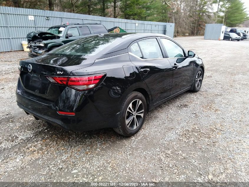 2022 Nissan Sentra Sv Xtronic Cvt VIN: 3N1AB8CVXNY254481 Lot: 38221185