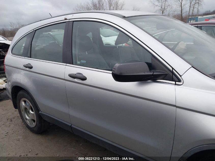 2009 Honda Cr-V Lx VIN: JHLRE48359C015235 Lot: 38221213