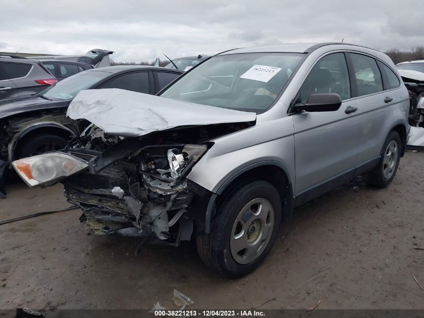 2009 Honda Cr-V Lx VIN: JHLRE48359C015235 Lot: 38221213