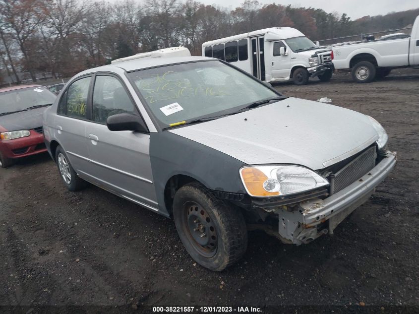 2002 Honda Civic Lx VIN: 2HGES16592H533392 Lot: 38221557