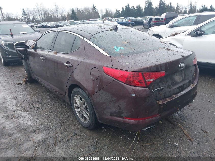 2013 Kia Optima Lx VIN: 5XXGM4A72DG220010 Lot: 38221668