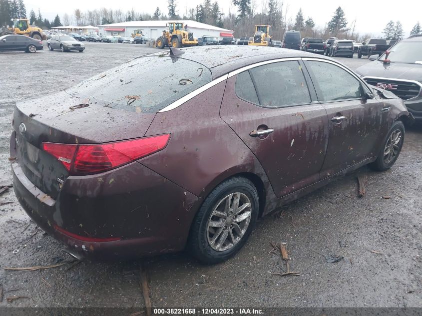 2013 Kia Optima Lx VIN: 5XXGM4A72DG220010 Lot: 38221668