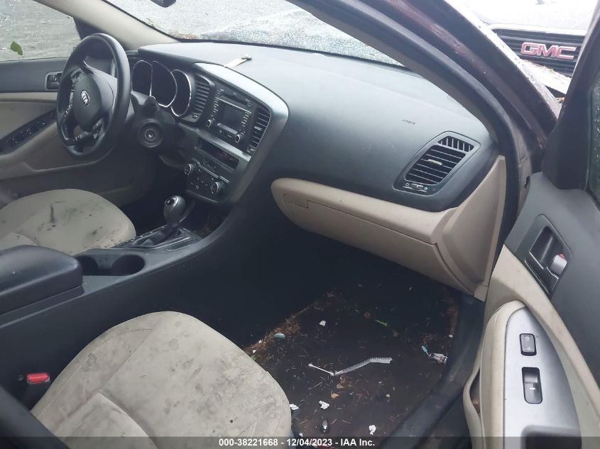 2013 Kia Optima Lx VIN: 5XXGM4A72DG220010 Lot: 38221668