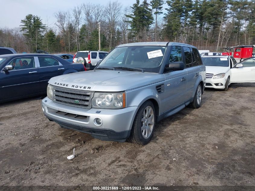 2009 Land Rover Range Rover Sport Hse VIN: SALSK25439A193187 Lot: 38221669