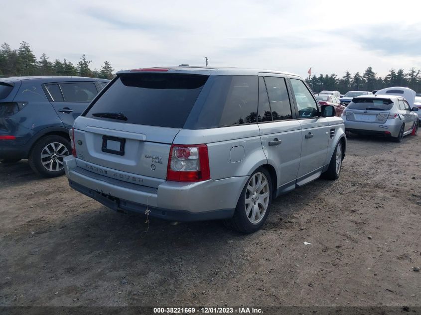 2009 Land Rover Range Rover Sport Hse VIN: SALSK25439A193187 Lot: 38221669