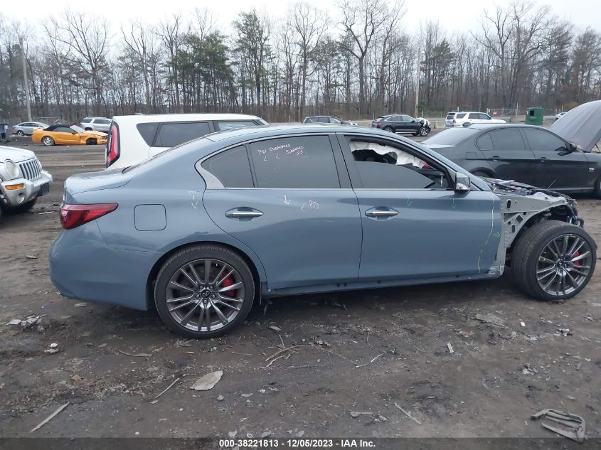 2023 Infiniti Q50 Red Sport 400 Awd VIN: JN1FV7DR5PM590540 Lot: 38221813