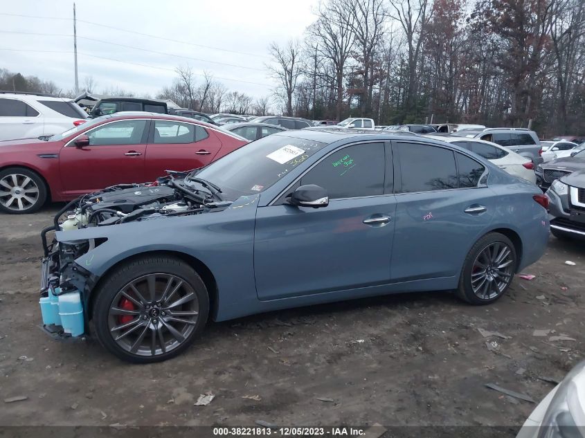 2023 Infiniti Q50 Red Sport 400 Awd VIN: JN1FV7DR5PM590540 Lot: 38221813