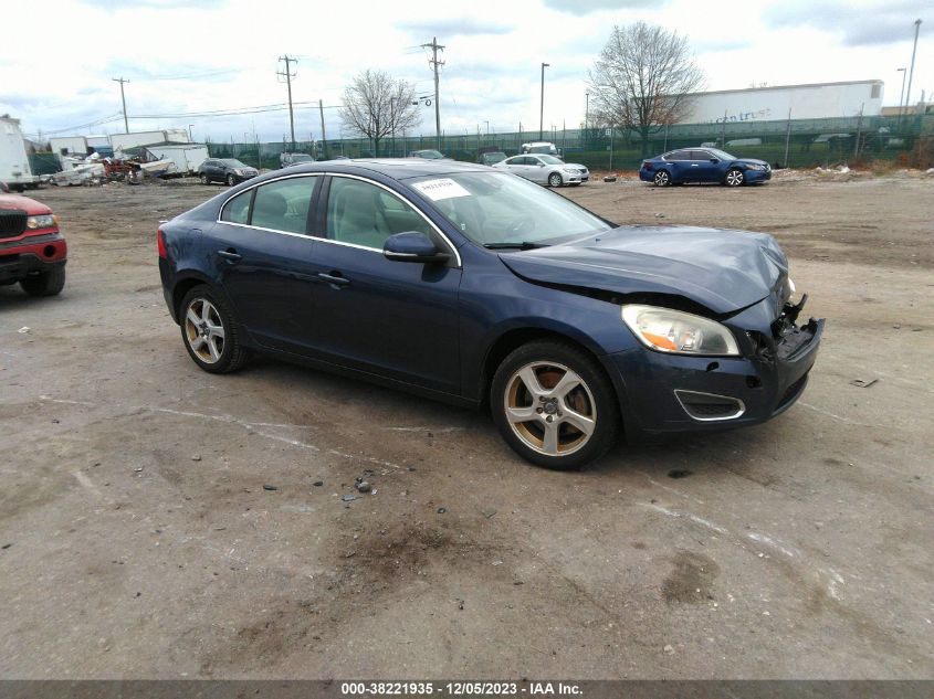 2013 Volvo S60 T5/T5 Platinum VIN: YV1612FH8D1234025 Lot: 38221935