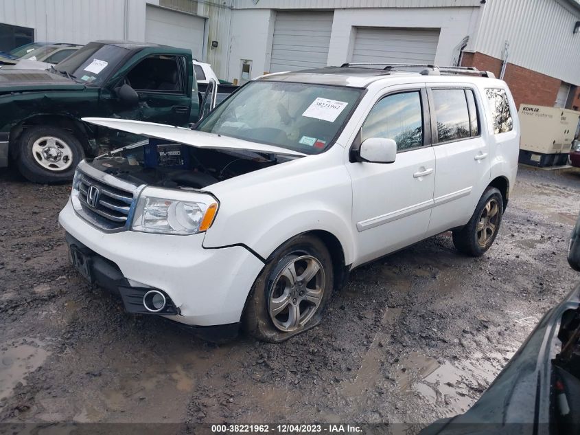 2013 Honda Pilot Ex-L VIN: 5FNYF4H5XDB075661 Lot: 38221962