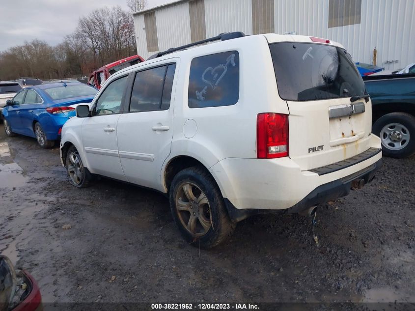 2013 Honda Pilot Ex-L VIN: 5FNYF4H5XDB075661 Lot: 38221962