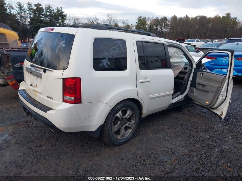 2013 Honda Pilot Ex-L VIN: 5FNYF4H5XDB075661 Lot: 38221962