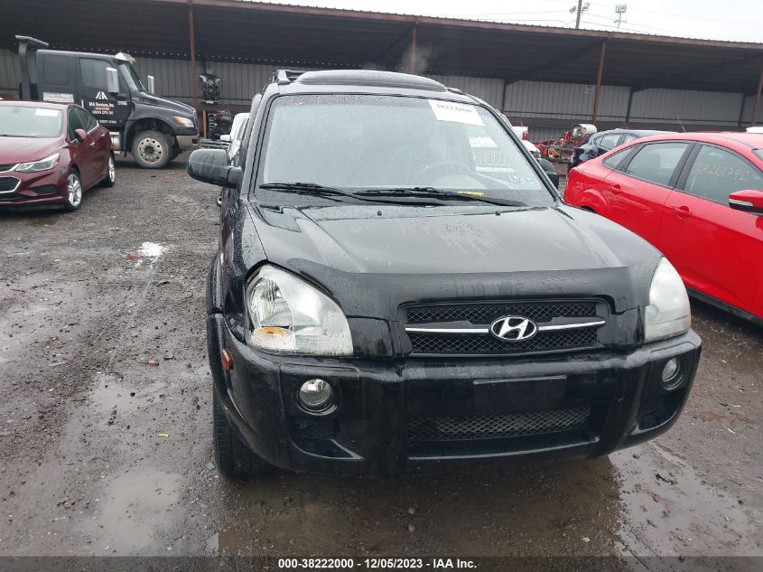 2006 Hyundai Tucson Gls/Limited VIN: KM8JN72D56U291624 Lot: 38222000