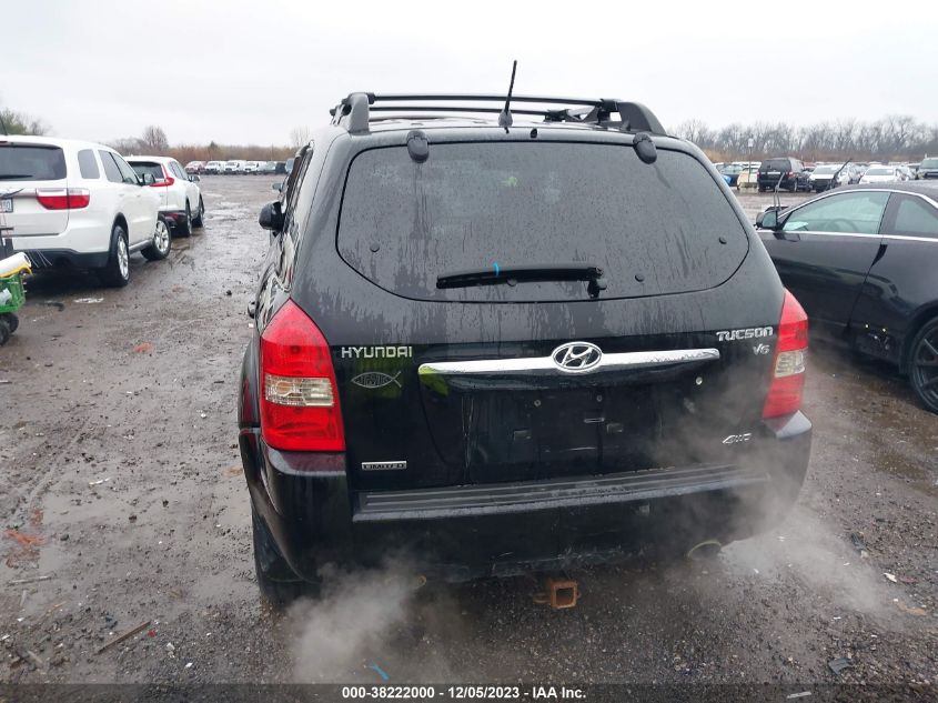 2006 Hyundai Tucson Gls/Limited VIN: KM8JN72D56U291624 Lot: 38222000