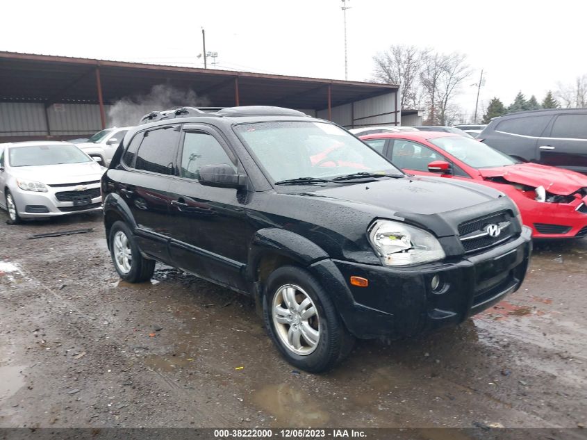 2006 Hyundai Tucson Gls/Limited VIN: KM8JN72D56U291624 Lot: 38222000