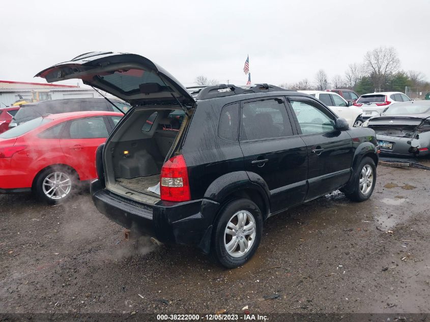 2006 Hyundai Tucson Gls/Limited VIN: KM8JN72D56U291624 Lot: 38222000