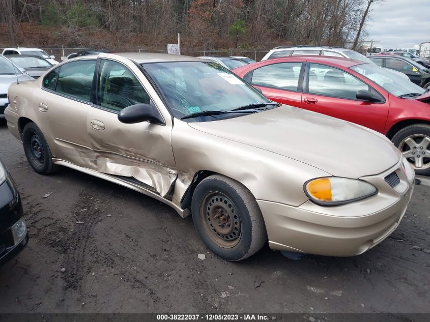 2003 Pontiac Grand Am Se VIN: 1G2NE52F43C209528 Lot: 38222037