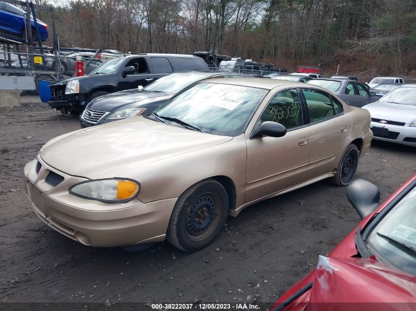 2003 Pontiac Grand Am Se VIN: 1G2NE52F43C209528 Lot: 38222037