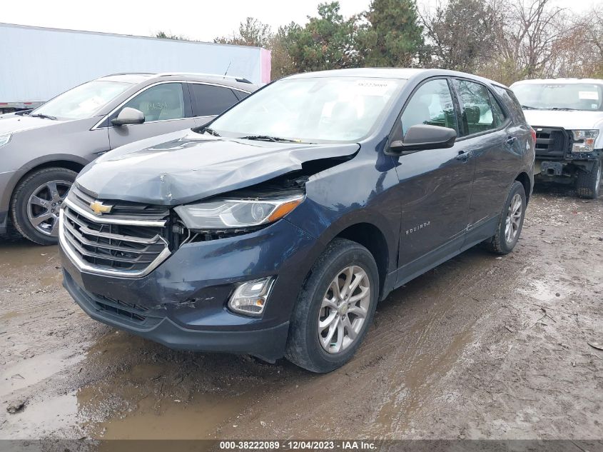 2018 Chevrolet Equinox Ls VIN: 3GNAXREV2JL123027 Lot: 38222089