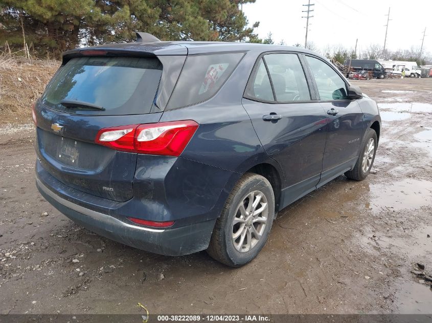 2018 Chevrolet Equinox Ls VIN: 3GNAXREV2JL123027 Lot: 38222089