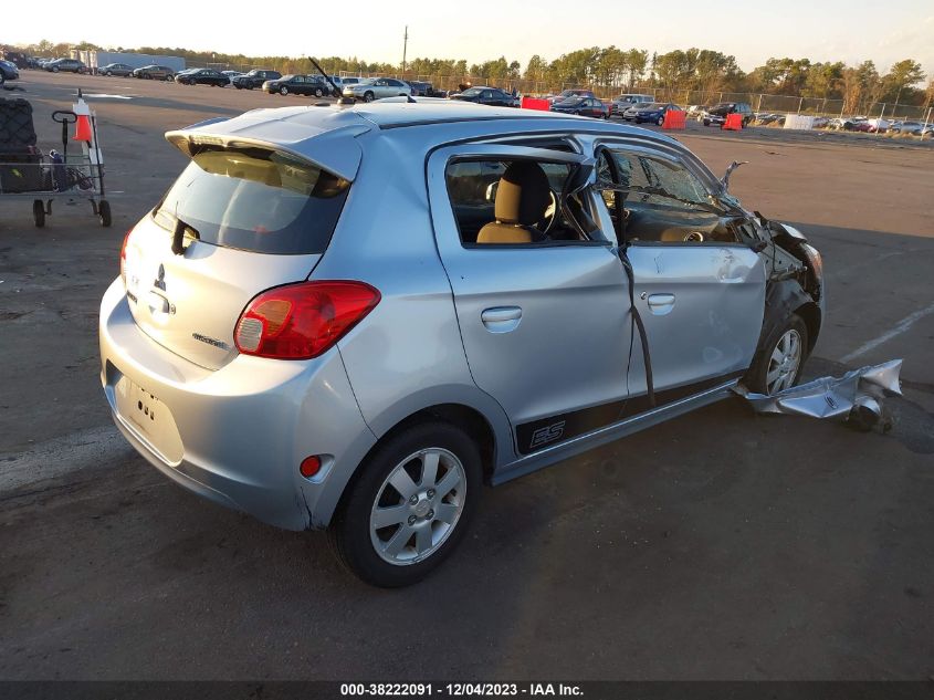 2015 Mitsubishi Mirage Es VIN: ML32A4HJ9FH052279 Lot: 38222091