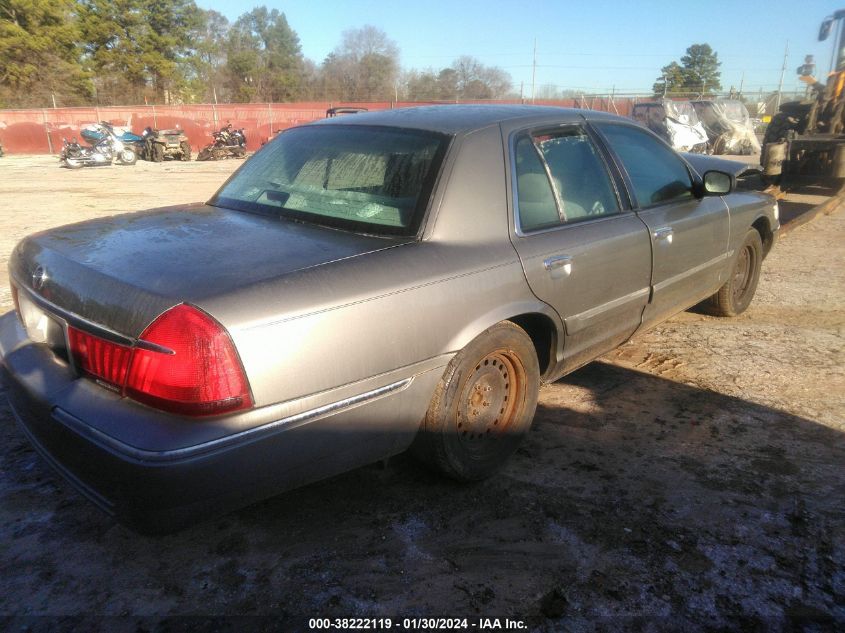 2000 Mercury Grand Marquis Gs VIN: 2MEFM74W5YX665509 Lot: 38222119