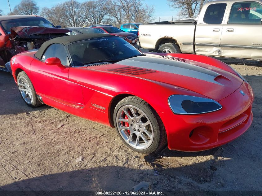 2004 Dodge Viper Srt10 VIN: 1B3JZ65Z34V100317 Lot: 38222126