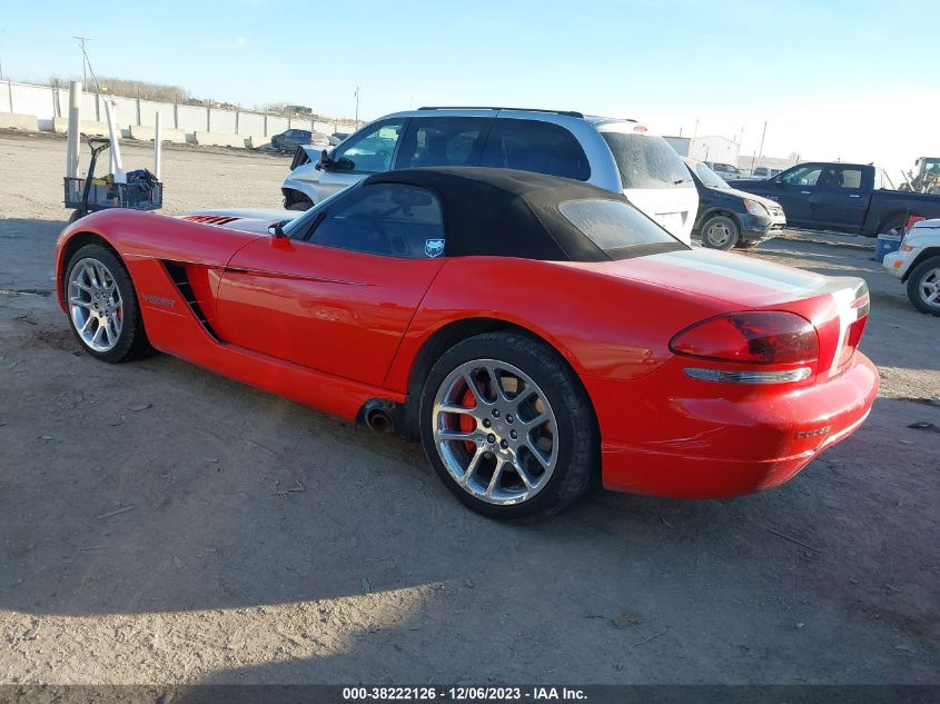 2004 Dodge Viper Srt10 VIN: 1B3JZ65Z34V100317 Lot: 38222126