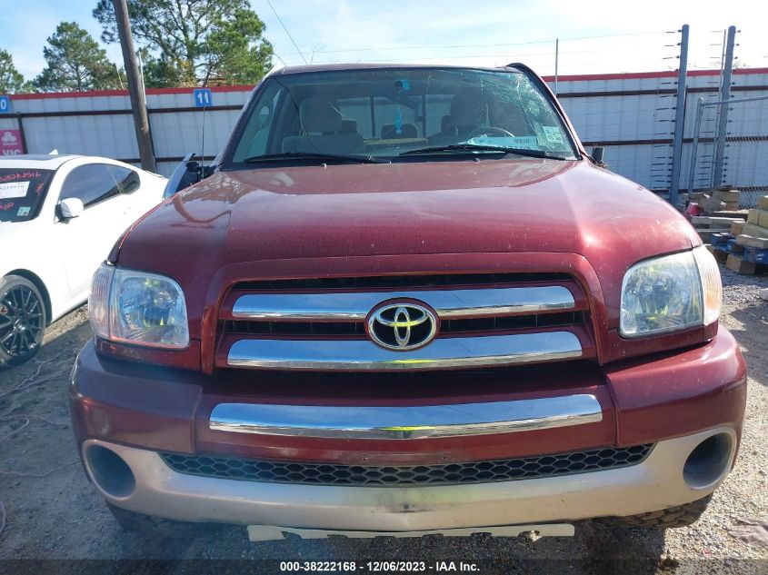 2006 Toyota Tundra Sr5 VIN: 5TBRU34196S480635 Lot: 38222168