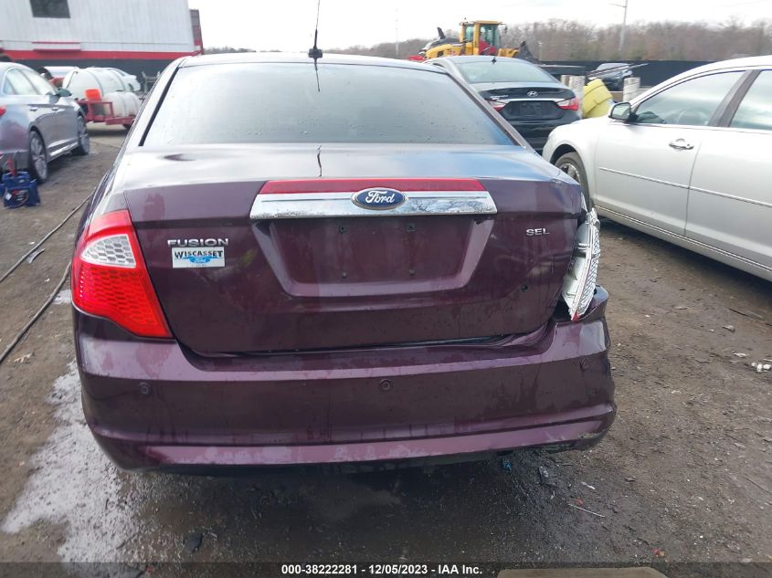 2012 Ford Fusion Sel VIN: 3FAHP0JA1CR234261 Lot: 38222281