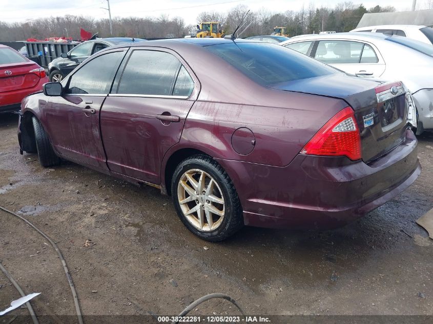 2012 Ford Fusion Sel VIN: 3FAHP0JA1CR234261 Lot: 38222281