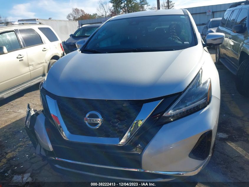 2020 Nissan Murano S Fwd VIN: 5N1AZ2AJ9LN147157 Lot: 38222413