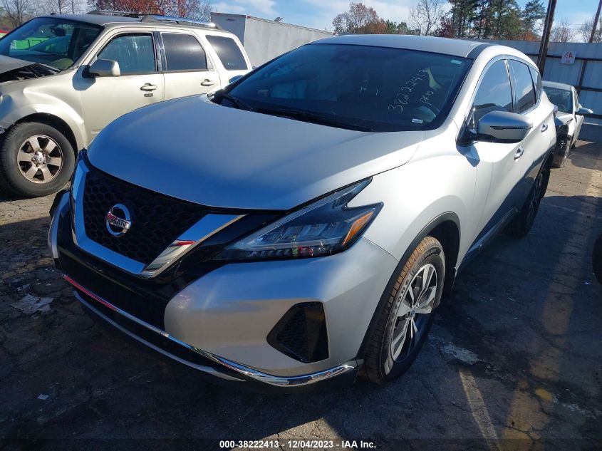 2020 Nissan Murano S Fwd VIN: 5N1AZ2AJ9LN147157 Lot: 38222413