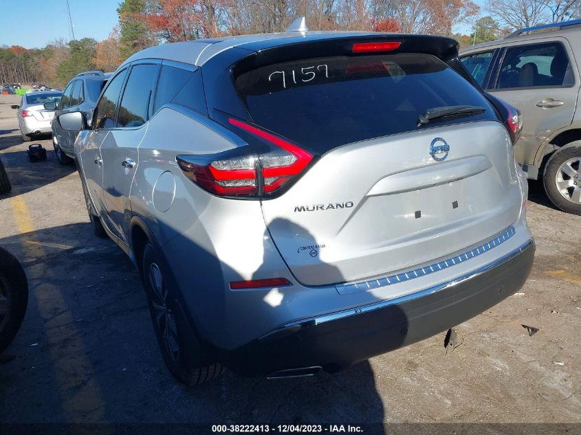 2020 Nissan Murano S Fwd VIN: 5N1AZ2AJ9LN147157 Lot: 38222413