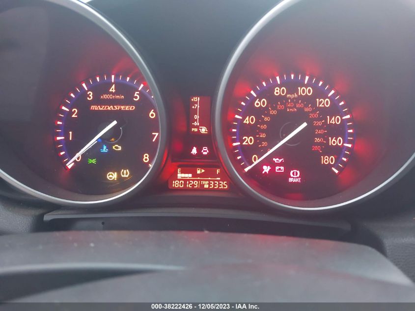 2011 Mazda Mazdaspeed3 Sport VIN: JM1BL1K3XB1455030 Lot: 38222426