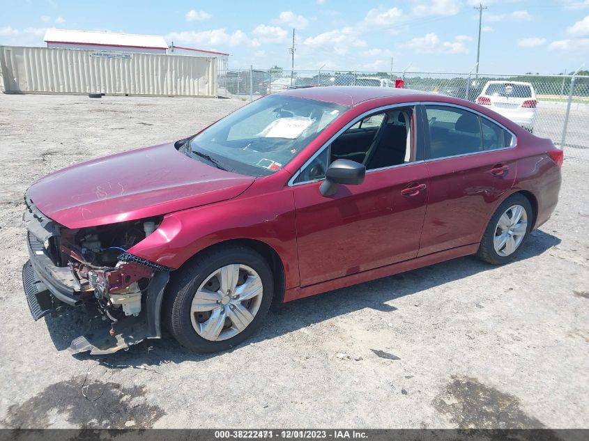 2015 Subaru Legacy 2.5I VIN: 4S3BNAA68F3044547 Lot: 38222471