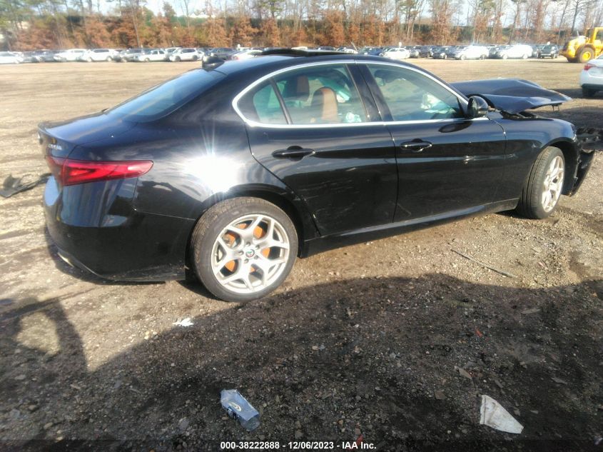 2021 Alfa Romeo Giulia Ti Awd VIN: ZARFANBN7M7650010 Lot: 38222888