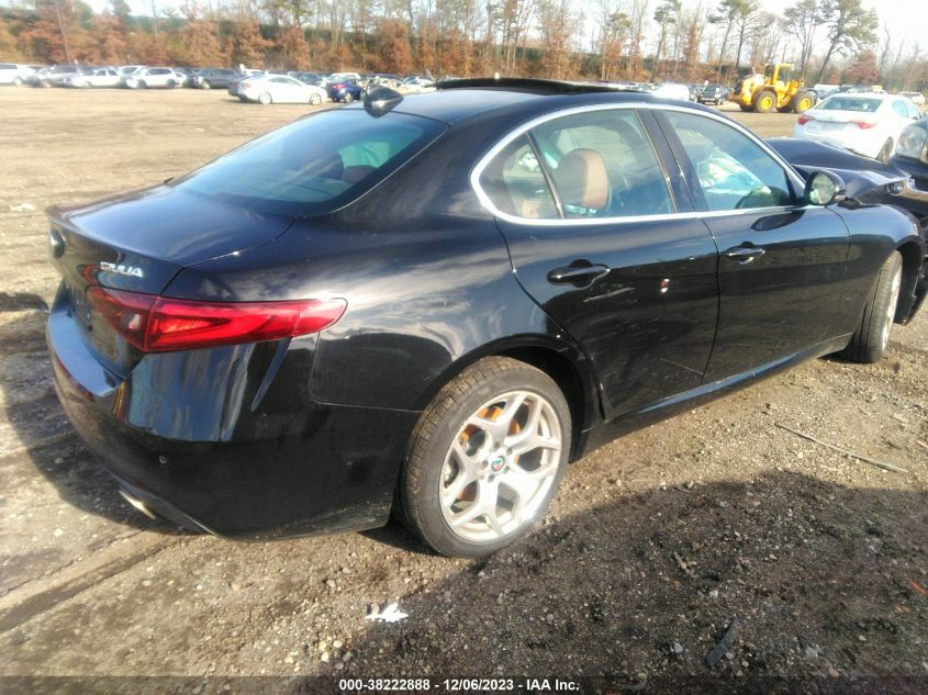 2021 Alfa Romeo Giulia Ti Awd VIN: ZARFANBN7M7650010 Lot: 38222888