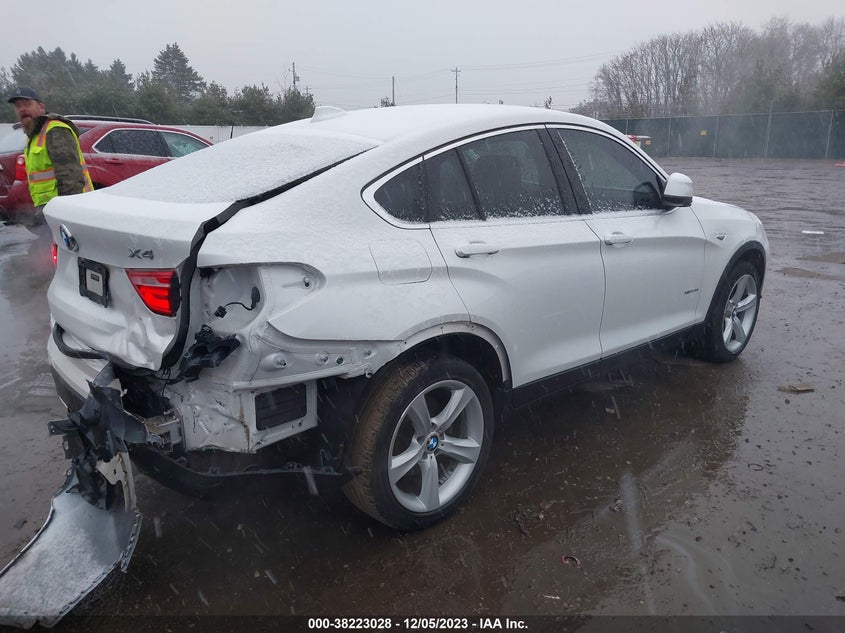 2016 BMW X4 xDrive28I VIN: 5UXXW3C51G0R19696 Lot: 38223028