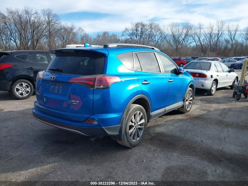 2017 Toyota Rav4 Limited VIN: 2T3DFREV8HW582011 Lot: 38223296