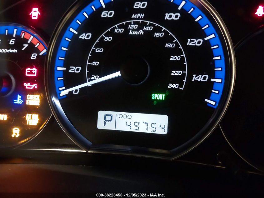 2012 Subaru Forester 2.5X VIN: JF2SHBBCXCH444272 Lot: 38223455