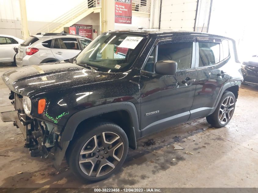 2021 Jeep Renegade Jeepster 4X4 VIN: ZACNJDAB7MPM41986 Lot: 38223458