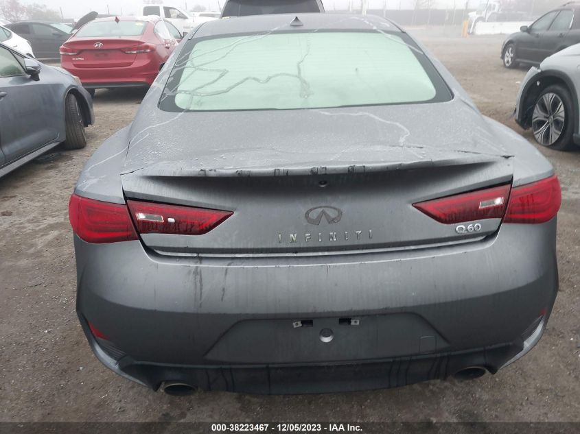 2017 Infiniti Q60 2.0T VIN: JN1CV7EK2HM110542 Lot: 38223467