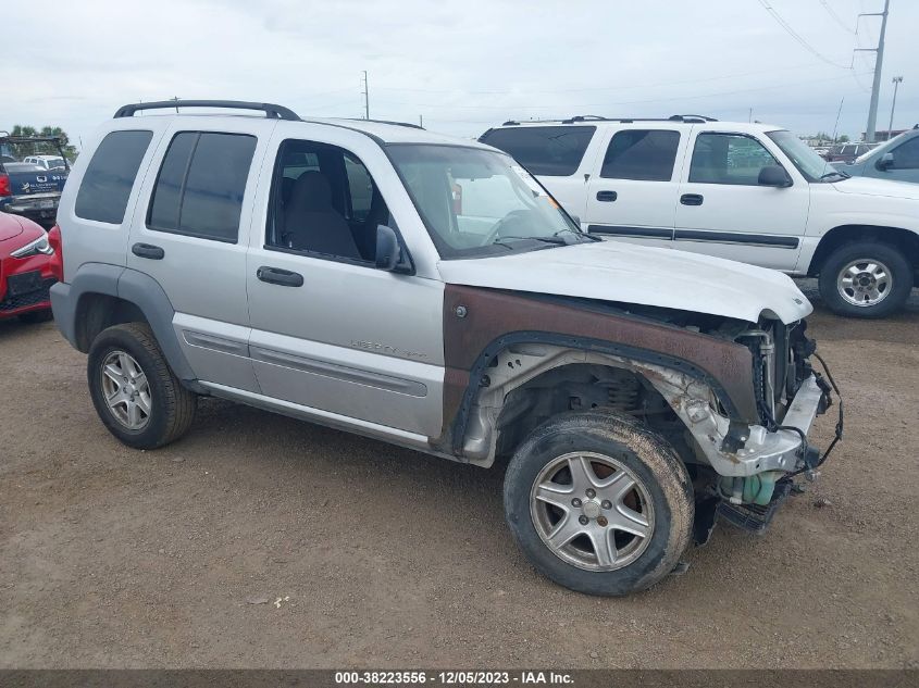 2002 Jeep Liberty Sport VIN: 1J4GK48K72W171103 Lot: 38223556