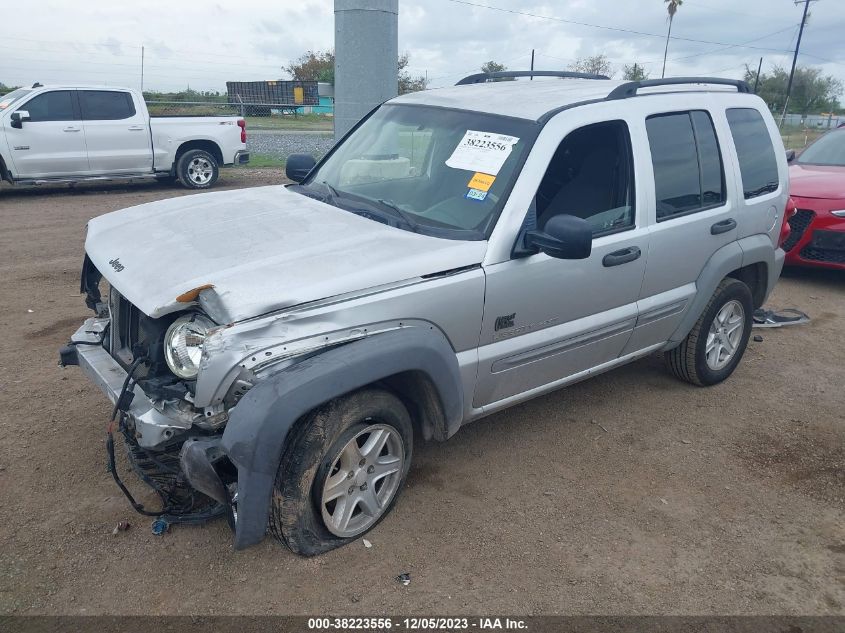2002 Jeep Liberty Sport VIN: 1J4GK48K72W171103 Lot: 38223556