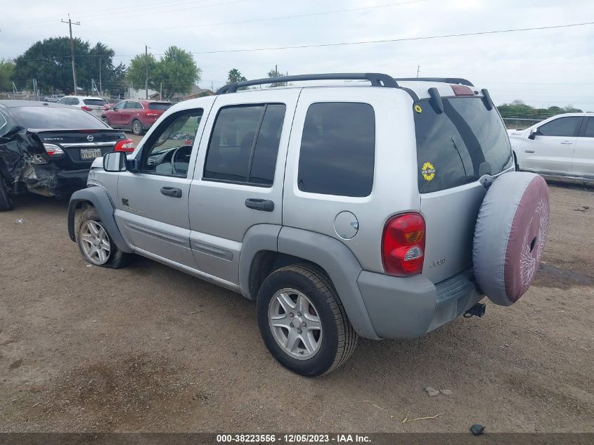 2002 Jeep Liberty Sport VIN: 1J4GK48K72W171103 Lot: 38223556