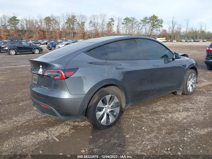 2022 Tesla Model Y Long Range Dual Motor VIN: 7SAYGDEEXNF396458 Lot: 38223575