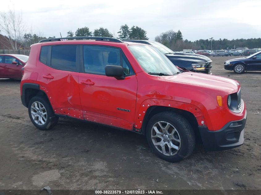 ZACCJBAB5JPJ55335 2018 Jeep Renegade Sport 4X4