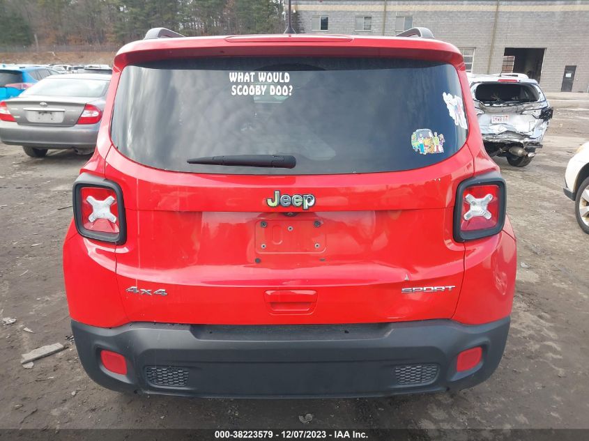 ZACCJBAB5JPJ55335 2018 Jeep Renegade Sport 4X4