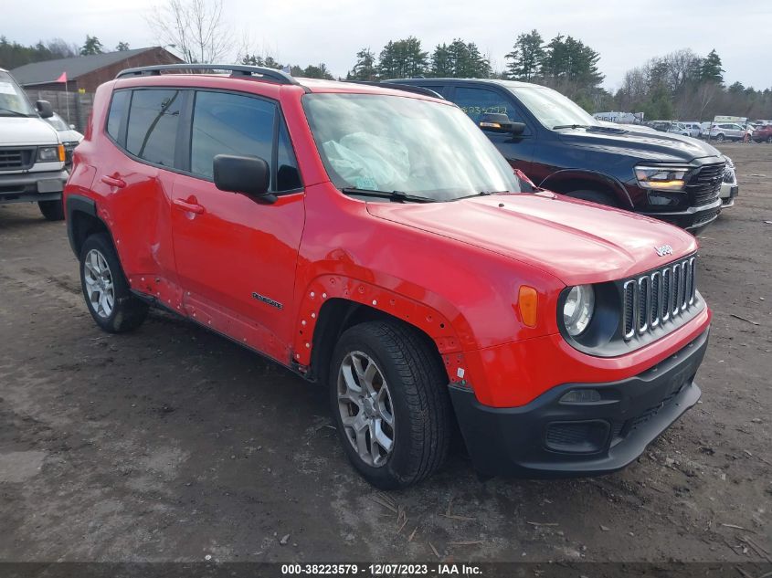 ZACCJBAB5JPJ55335 2018 Jeep Renegade Sport 4X4